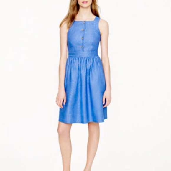 J. Crew button-front linen dress