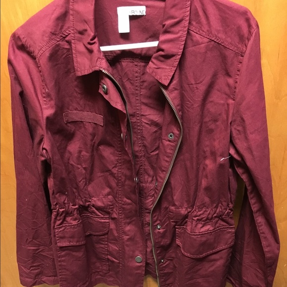 Burgundy jacket