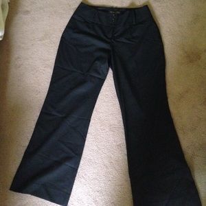 Black Lexie flare pants