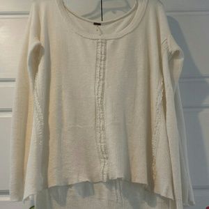 Free People high low knit sweater tunic