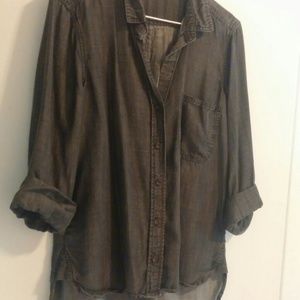 Soft, oversized denim top