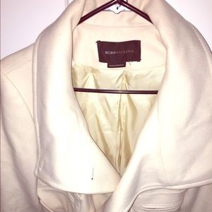 BCBG Winter White PeaCoat!