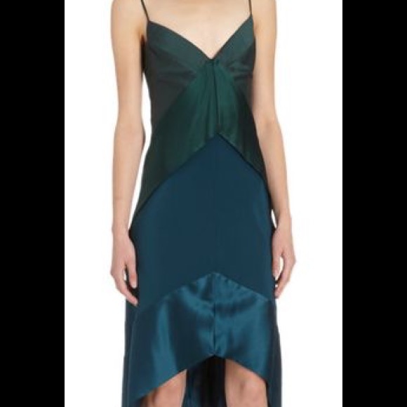 Narciso Rodriguez Emerald Dress