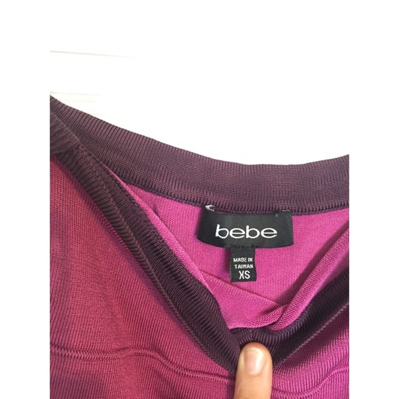 Bebe purple strapless dress size XS - Picture 2 of 2