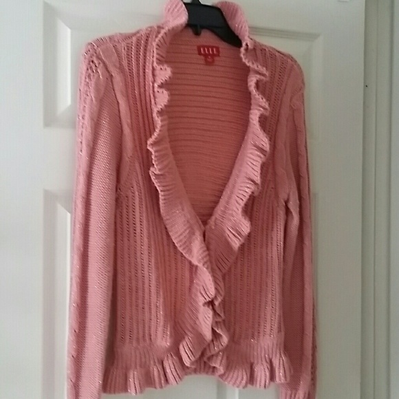Gorgeous crocheted ruffle sweater