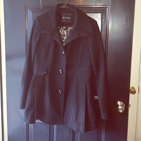 Black pea coat