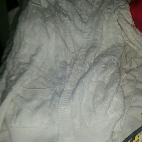 Cable knit boyfriend cardigan