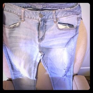 American eagle skinny jeans.