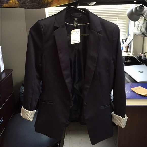 Navy blue blazer