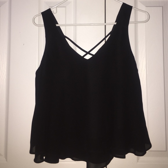 DRESSY BLACK BLOUSE
