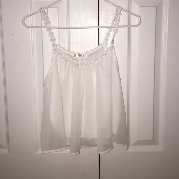White Crop Top