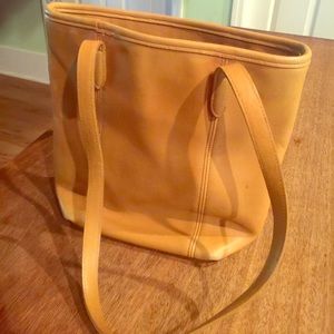 Leather coach purse