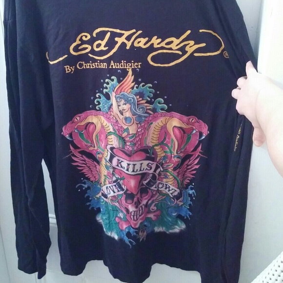 Ed Hardy Women's Plus Size 2x Shirt