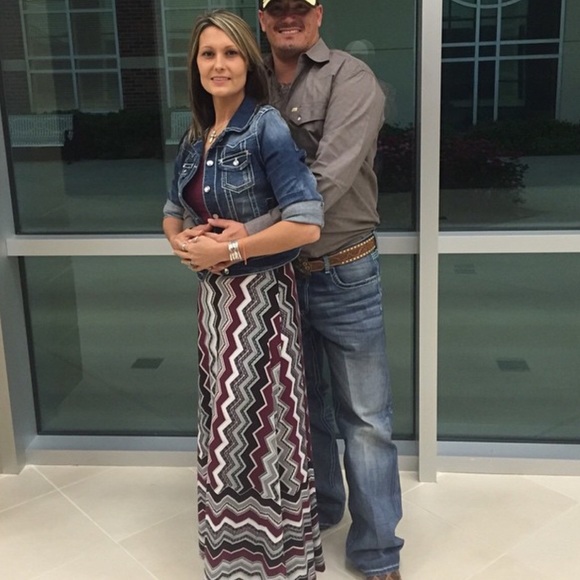 Strapless chevron dress - Picture 2 of 2