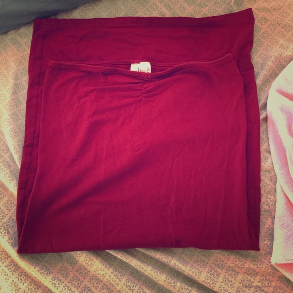 AA Cranberry tube mini dress