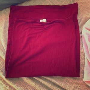 AA Cranberry tube mini dress