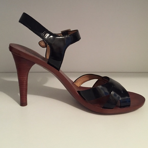 Michael Kors black strappy heels - Picture 2 of 4