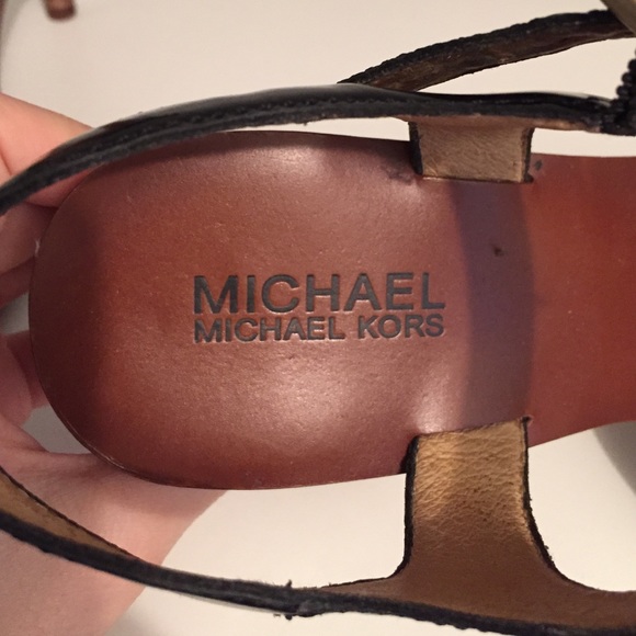 Michael Kors black strappy heels - Picture 3 of 4