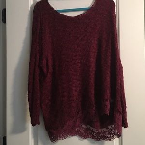 Knit sweater