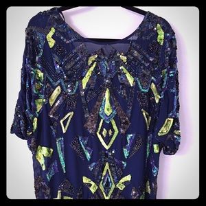 ASOS SEQUINED MATERNITY DRESS