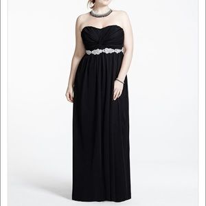 Black David's bridal City triangles gown