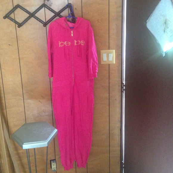 Authentic Pink Bebe Romper😏