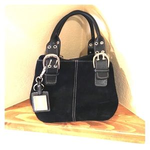 Tignanello Suede and Leather Hobo