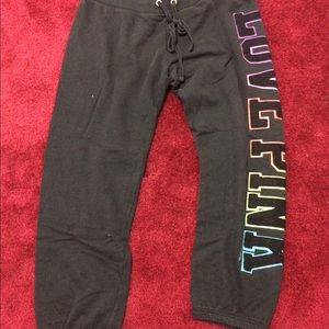 Victoria secret crop sweat pants