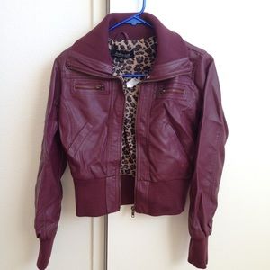 NWT Maroon/Burgundy jacket