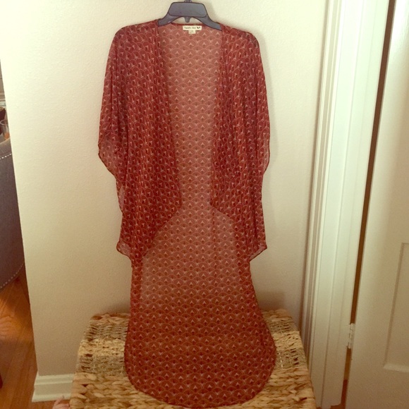 Hi-lo kimono tunic