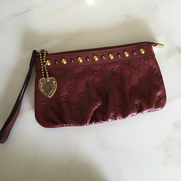 Gucci red clutch