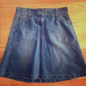 Denim skirt