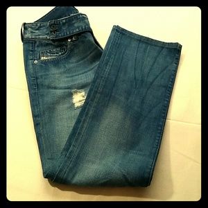 Diesel Distressed Bootcut Jeans