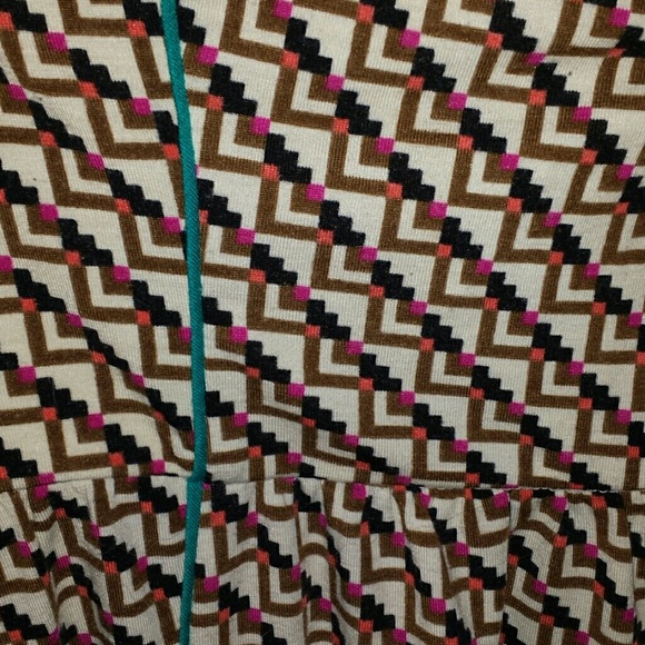 SLEEVELESS GEOMETRIC PRINT DRESS - Picture 2 of 4