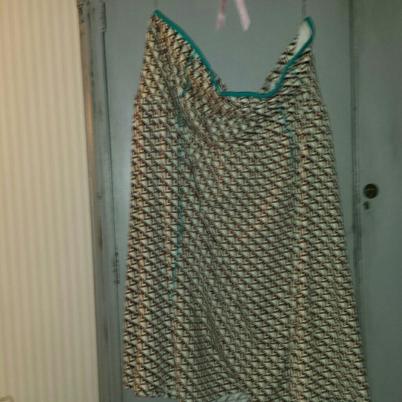 SLEEVELESS GEOMETRIC PRINT DRESS - Picture 3 of 4