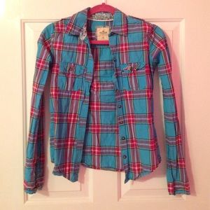 Pink & Blue Flannel