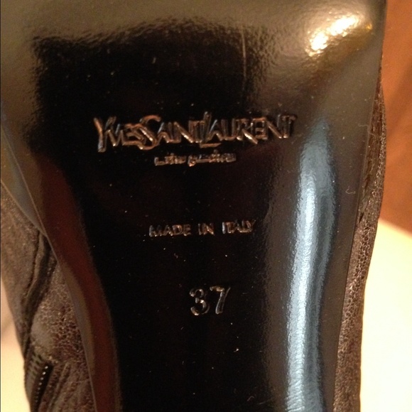 Yves Saint Laurent YSL Women Leather boots Yves saint Laurent