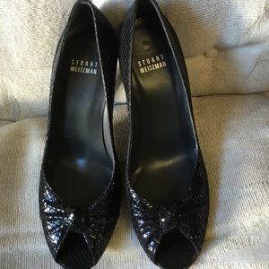 Stuart Weitzman Peep Toe Pumps