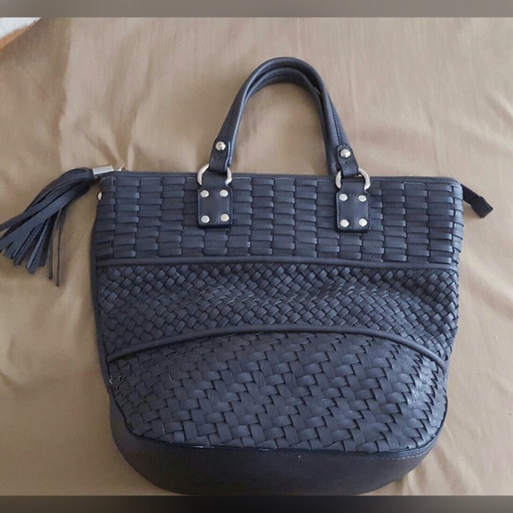 Gray Braided Bag