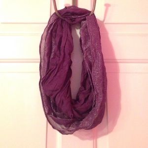 Purple Infinity Scarf