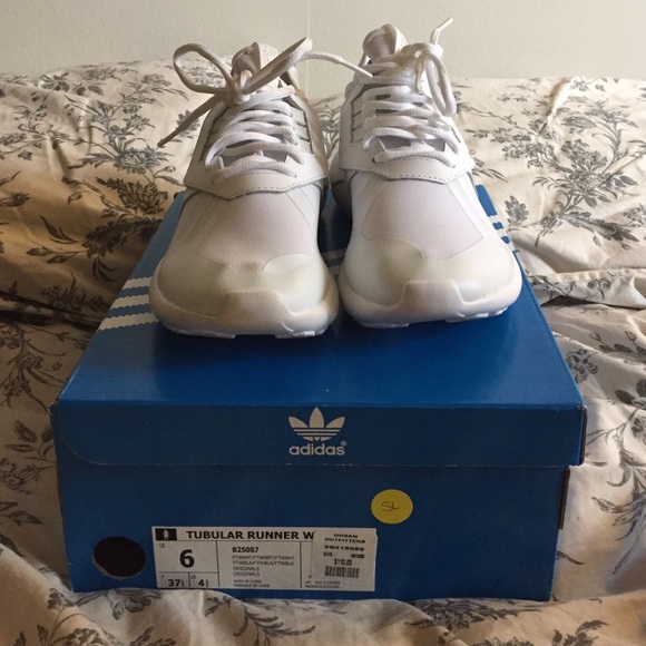 brand new adidas tubular runner white