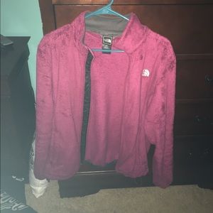 Berry/ Pink Women's North Face jacket