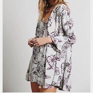 Free people floral swing tunic