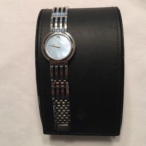Women Movado Esperanza Blue Mother of Pearl Watch