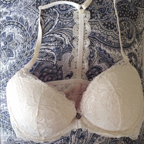 PINK Victoria's Secret Other - Ivory lace racerback Victoria's Secret Pink bra.