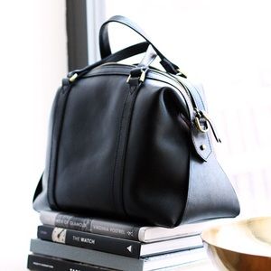 Madewell black satchel