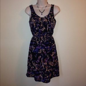 Lush abstract print dress