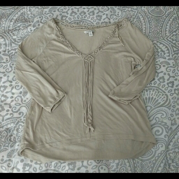 American Eagle Fringe Top