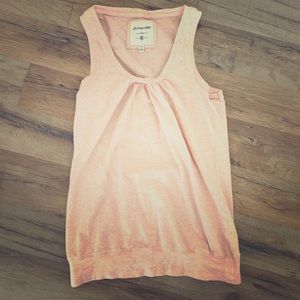 Peach colored heritage top
