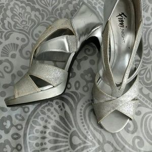 Silver heels